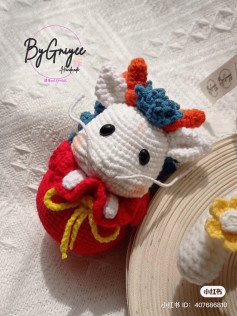 Crochet Rabbit and Dragon Doll Patterns for Chinese New Year