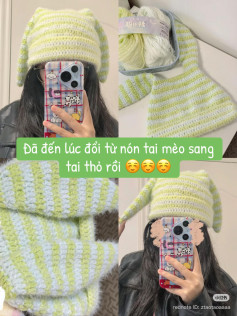 Crochet Rabbit Ears Hat Pattern Chart