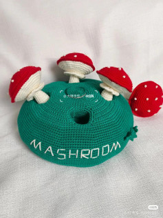 Crochet Red Mushroom Pattern Chart