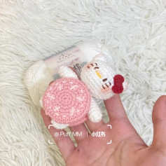 Crochet Sandwich Cookie Kitty Doll Pattern Tutorial