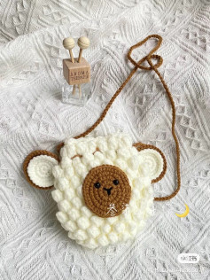 Crochet Sheep Bag Pattern Tutorial