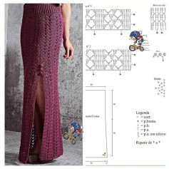 Crochet Skirt Patterns: Long Maxi and Short Mini with Detailed Charts