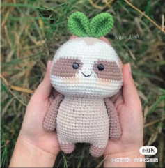 Crochet Sloth Amigurumi Pattern: Free Chart Tutorial with Detailed Instructions
