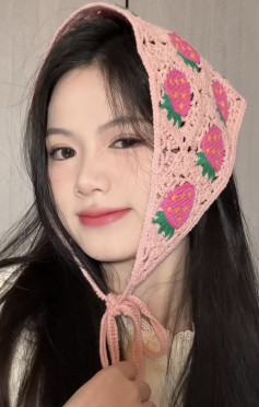 Crochet Sunflower Granny Square Pattern Chart for Triangle Shawl