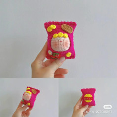 Crochet Tomato Flavor Potato Chip Dumpling Doll Tutorial Pattern