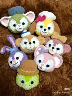 Crochet Tutorial Chart for Disney Duffy Friends Characters