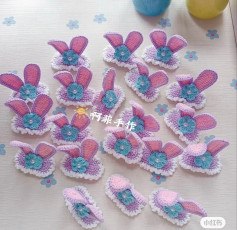 Crochet Tutorial: Cute Bunny and Doraemon Hair Clips