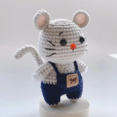Crochet Zodiac Rat Amigurumi Tutorial Pattern