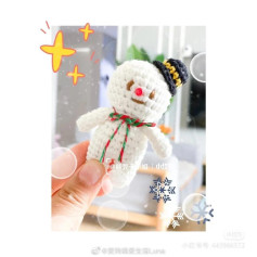 Cute Amigurumi Christmas Snowman Crochet Pattern