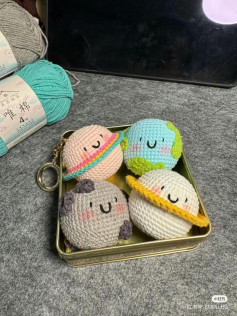 Cute Amigurumi Planets Crochet Pattern Tutorial
