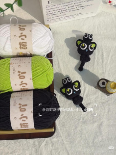 Cute Black Cat Amigurumi Crochet Pattern with Tutorial