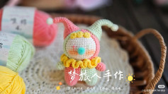 Cute Clown Amigurumi Doll Crochet Pattern Chart Tutorial
