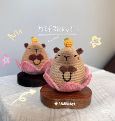 Cute Crochet Capybara Patterns: Lotus, Burger & Spiderman Hat