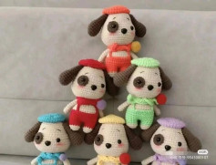 Cute Crochet Dog Amigurumi Pattern Chart Tutorial