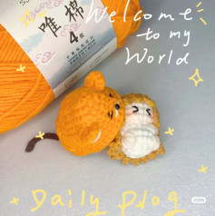 Cute Crochet Dolls: Sleeping Lion and Blue Cat Character Patterns