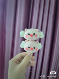Cute Flying Pig Crochet Chart and Amigurumi Pattern
