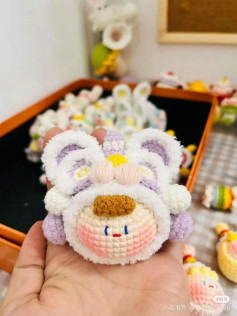Cute Lion Dance Mochi Amigurumi Crochet Pattern