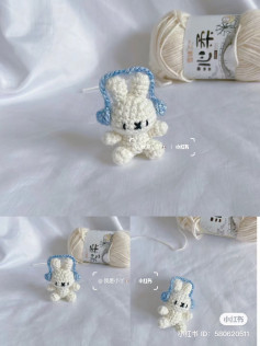 Cute Mini Bunny Crochet Pattern Chart