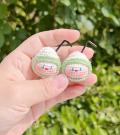 Cute Mini Coconut Mochi Amigurumi Crochet Pattern with Free Chart