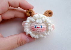 Cute Mini Sheep Mochi Amigurumi Crochet Pattern