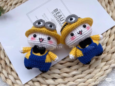 Cute Minion Amigurumi Doll Crochet Pattern
