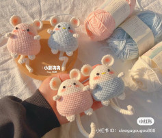 Cute Round Mouse Amigurumi Crochet Pattern Tutorial