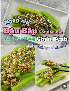 Đậu bắp sốt dầu mè tỏi ớt giòn ngon, công thức nấu ăn đơn giản