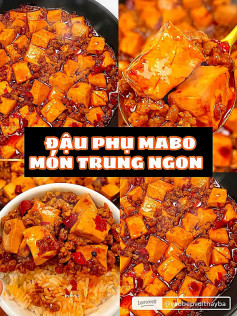 Đậu phụ Mabo - Món Trung Ngon