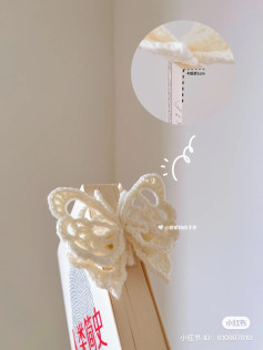 Delicate Pastel Crochet Butterfly Bookmark Pattern Tutorial