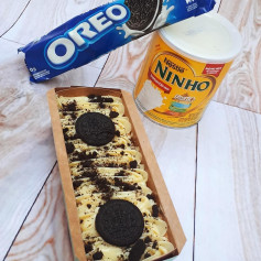 Delicious Homemade Cake with Nestle Ninho Milk and Oreo Cookies