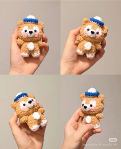 Disney Duffy Amigurumi Crochet Pattern Chart