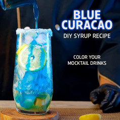 DIY Blue Curacao Syrup Recipe: Vibrant Splash of Color to Your Mocktail Drinks