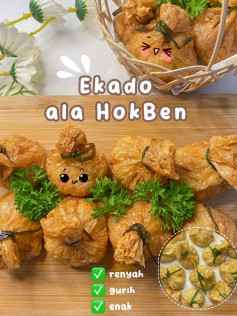 Ekado ala HokBen: Món ăn giòn ngon từ thịt gà, tôm và trứng cút