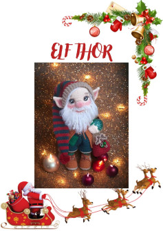 Elf Thor Crochet Amigurumi Pattern by Handmade White Lover