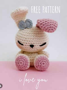 Free Amigurumi Cute Bunny Crochet Pattern Chart