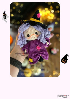 Free Amigurumi Witch Doll Pattern with Detailed Instructions