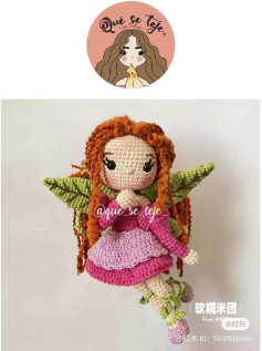 Free Crochet Amigurumi Fairy Pattern Tutorial