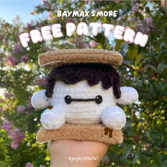 Free Crochet Pattern: Baymax S'more Amigurumi Doll