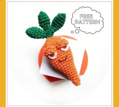 Free Crochet Pattern for Cute Carrot Amigurumi with Detailed Instructions and Materials List