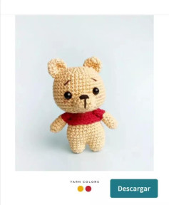 Free Crochet Pattern for Cute Winnie the Pooh Amigurumi Doll
