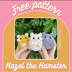 Free Crochet Pattern Hazel the Hamster Amigurumi