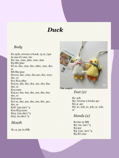 Free Crochet Patterns for Amigurumi Ducks, Rabbits, Flowers and Ice Cream