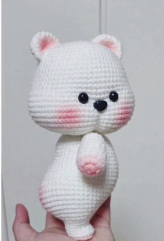 Gấu mông bự - Chart móc len chi tiết từng phần