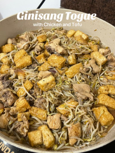 Ginisang Togue with Chicken and Tofu: Easy, Affordable, and Healthy Filipino Recipe