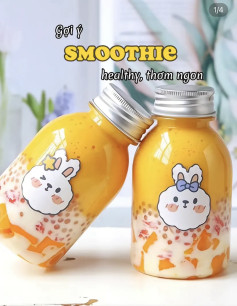 Gợi ý Smoothie xoài, bưởi và bột báng healthy, thơm ngon