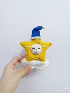 Goodnight Zzz Star Amigurumi Crochet Pattern