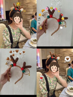 Grinalda de Rena de Natal - Tutorial Crochê