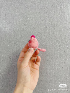Handwritten Crochet Pattern for Cute Pink Egg Cat Amigurumi Doll