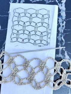 Hermosos puntos fantasía de crochet para verano, ideales para hacer muestra antes del proyecto
