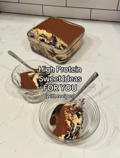 High Protein Sweet Ideas: Tiramisu & Baked Biscuit Oats Recipes